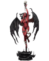 Succubus demon figure with red skin and large wings holding a skull, showcasing intricate details in design and pose. Exclusive Edition (Prototype Shown) View 14