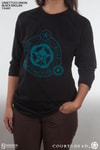 Unsettled Union Black Raglan T-Shirt- Prototype Shown