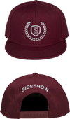 Sideshow Burgundy Snapback Cap View 9