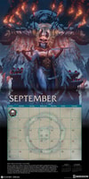 Court of the Dead 2018 Wall Calendar View 2