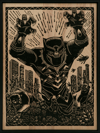 Black Panther Print on Wood Variant Exclusive Edition View 2