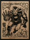 Iron Man Print on Wood Variant Exclusive Edition View 2