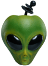 Alien Apple (Green Variant) (Prototype Shown) View 4