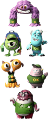Monsters University Cosbaby Set View 2