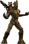 Rocket and Groot