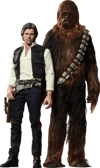 Han Solo and Chewbacca View 25
