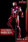 threezero Iron Man Mark XLVI フィギュア New Threezero DLX Iron Man Mk46 Mark XLVI Civil War 1/12 Scale | eBay