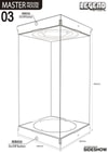 Master Revolving House Black (Prototype Shown) View 2