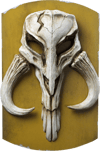 Mandalorian Skull Plaque