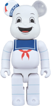 Ghostbusters Bearbrick Stay Puft Marshmallow Man 400 Figure