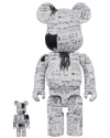 Be@rbrick Jean-Michel Basquiat #3 100% and 400% (Prototype Shown) View 3