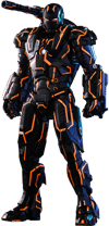 Neon Tech War Machine