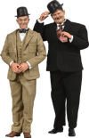 Stan Laurel and Oliver Hardy (Classic Suits) (Prototype Shown) View 22