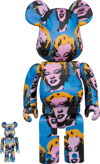 Be@rbrick Andy Warhol's Marilyn Monroe 100% and 400 Be@rbrick Andy Warhol's Marilyn Monroe 100% and 400