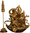 Guardian of Heaven Subdues the Evil Dragon (Gold)