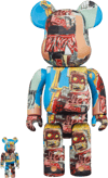 Be@rbrick Jean-Michel Basquiat #6 100% and 400% Collectible Set by