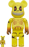Be@rbrick Skull Face 100% and 400% (Prototype Shown) View 5