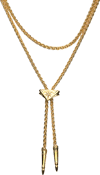 Wonder Woman Lasso Necklace (Gold) (Prototype Shown) View 9
