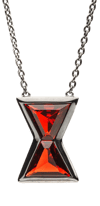 Black Widow Hourglass Necklace (Prototype Shown) View 7