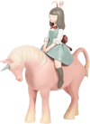Nocturnal Unicorn (Spring Blue Dress)