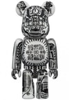 Be@rbrick H.R. Giger (White Chrome Version) 100% & 400% (Prototype Shown) View 2