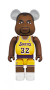 Be@rbrick Magic Johnson (Los Angeles Lakers) 100% and 400%