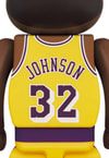 Be@rbrick Magic Johnson (Los Angeles Lakers) 100% and 400%
