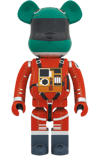 Be@rbrick Space Suit Green Helmet & Orange Suit Ver. 1000% View 4