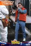 Marty McFly and Einstein