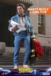 Marty McFly and Einstein
