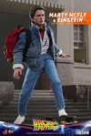 Marty McFly and Einstein