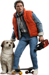 Marty McFly and Einstein