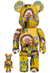 Be@rbrick Andy Warhol x Jean-Michel Basquiat #3 100% & 400%
