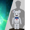 Be@rbrick Stay Puft Marshmallow Man (White Chrome Version) 1000%