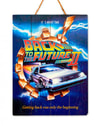 Back to the Future II WOODART 3D “Flying Delorean” (Prototype Shown) View 1