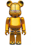 Bearbrick Garfield (Gold Chrome Version) 100% and 400% View 2