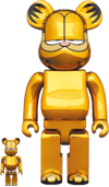 Bearbrick Garfield (Gold Chrome Version) 100% and 400%