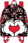 Mickey and Minnie Heart Hands Mini Backpack