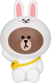 Brown Cony Costume Vinyl Piggy Bank- Prototype Shown