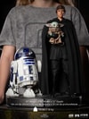 Luke Skywalker, R2-D2 and Grogu