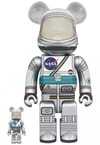 Be@rbrick Project Mercury Astronaut 100％ and 400％ Set- Prototype Shown