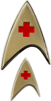 Enterprise Medical Badge and Pin Set- Prototype Shown