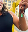 Shang-Chi Green Pendant Necklace- Prototype Shown