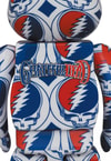 Be@rbrick Grateful Dead (Steal Your Face) 100％ and 400％ Set- Prototype Shown