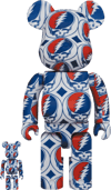 Be@rbrick Grateful Dead (Steal Your Face) 100％ and 400％ Set- Prototype Shown