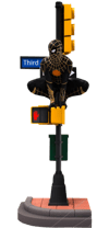 Spider-Man (Black & Gold Suit) D-Stage