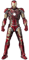 DLX Iron Man Mark 43 Battle Damage Collectible Figure by