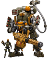 Iron Wrecker 08 Heavy Airborne Mecha (Rain Forest Operations Type) (Prototype Shown) View 11