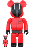 Be@rbrick Squid Game Guard (Square) 100% & 400%