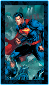 Superman LED Mini-Poster Light View 5